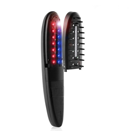 Brosse électrique anti-chute de cheveux avec accessoires