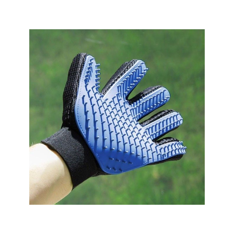 Gant Glove de Brossage pour Toilettage Animaux de Compagnie Pet Chien Chat