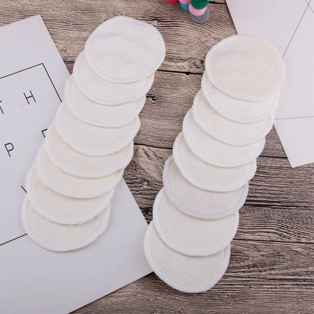 Lingettes démaquillantes lavables en fibre de bambou