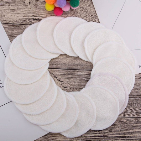 Lingettes démaquillantes lavables en fibre de bambou