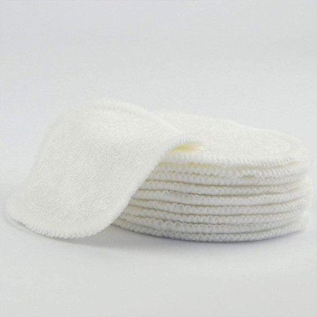 Lingettes démaquillantes lavables en fibre de bambou