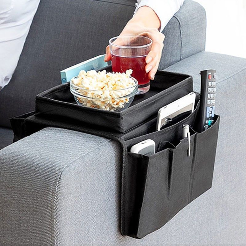 Organisateur de Canapé Plateau et Range Télécommande 