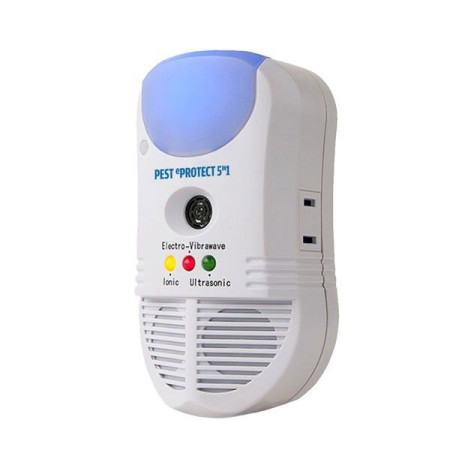 Répulsif Sur Prise Anti-Insectes Anti-Nuisibles 5-en-1 À Ultrason Pest eProtect