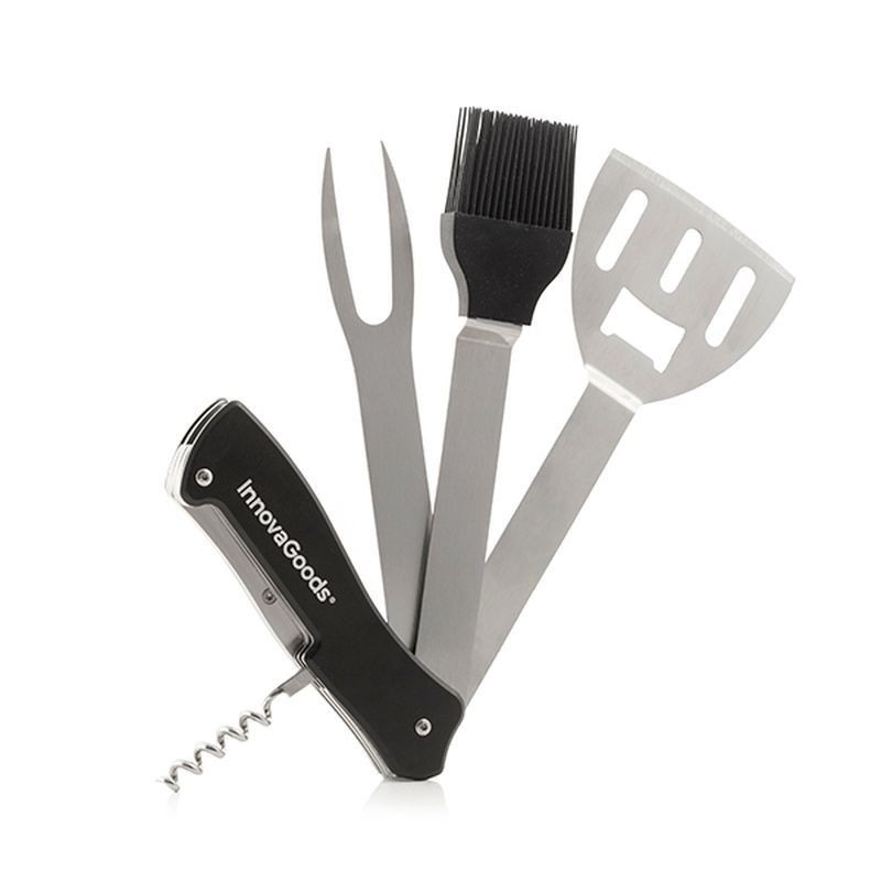 BBKIT – Jeu d’ustensiles 5 en 1 pour barbecue