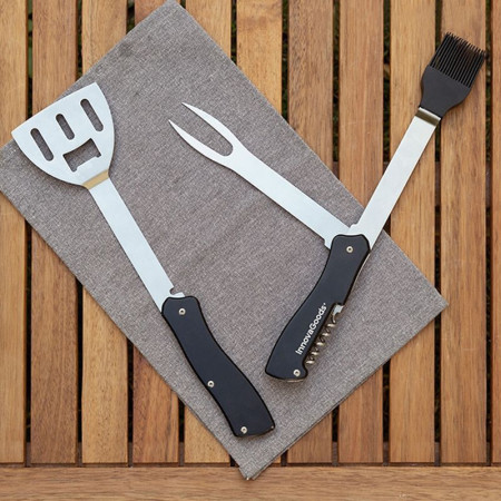 BBKIT – Jeu d’ustensiles 5 en 1 pour barbecue
