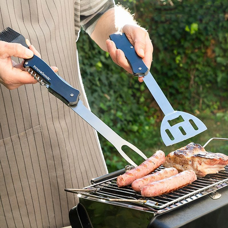 BBKIT – Jeu d’ustensiles 5 en 1 pour barbecue