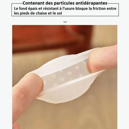 SILICONE CAP : Protections pour Pieds de Chaises et Meubles