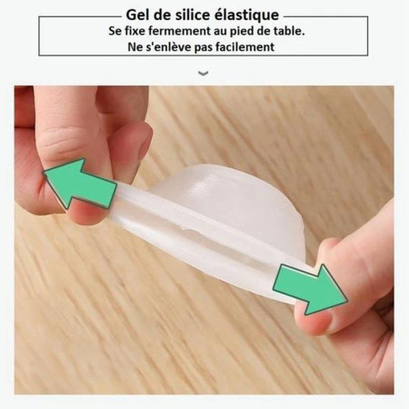 SILICONE CAP : Protections pour Pieds de Chaises et Meubles