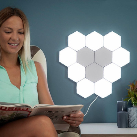 TILIGHT : Panneaux LED Modulables Sensibles au Toucher (Pack de 3)