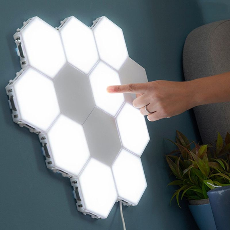 TILIGHT : Panneaux LED Modulables Sensibles au Toucher (Pack de 3)