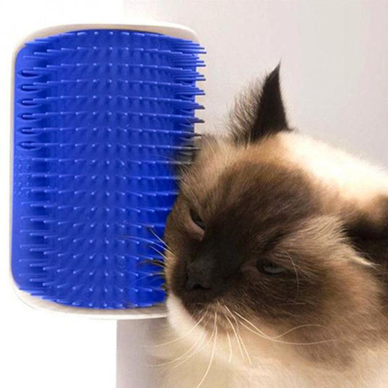 GROOMER : Brosse d'Angle de Toilettage pour Chat.