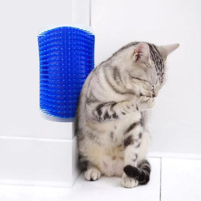 GROOMER : Brosse d'Angle de Toilettage pour Chat.