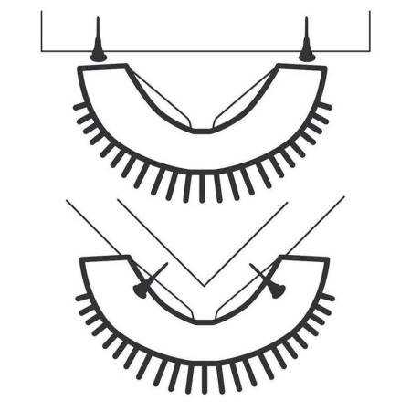 GROOMER : Brosse d'Angle de Toilettage pour Chat.