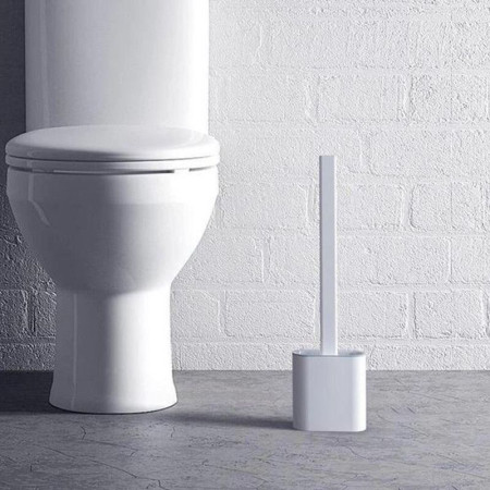 TOILET BRUSH : Brosse WC en Silicone avec Support de Séchage Rapide