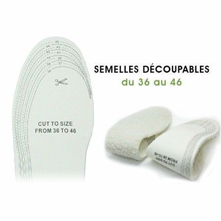 Semelles thermiques pour garder les pieds au chaud