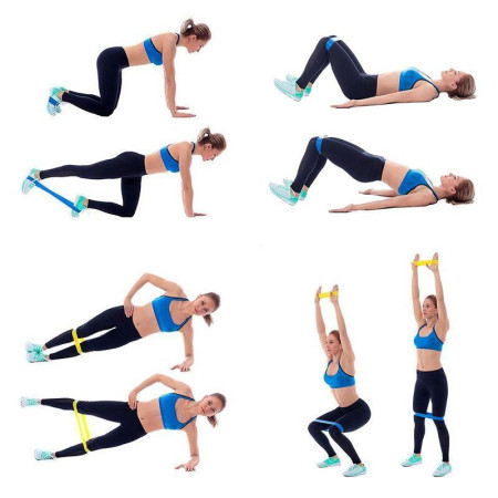 RESISTANCE BANDS : 5 Bandes de Resistance Élastiques pour le Sport
