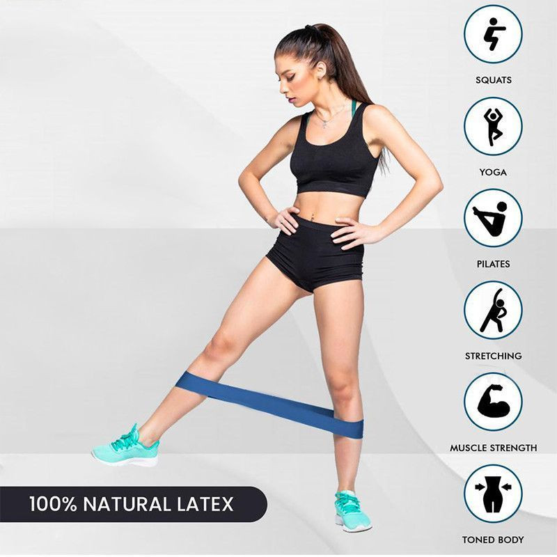 RESISTANCE BANDS : 5 Bandes de Resistance Élastiques pour le Sport