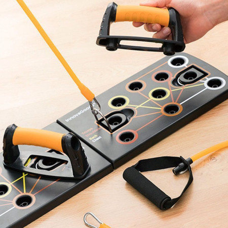 PULSHER : Plateau pour Pompes avec Sangles de Résistance