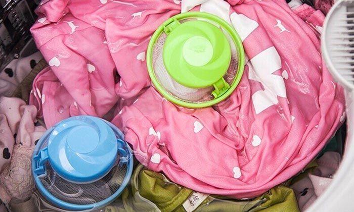 Attrape-poils anti peluche et réutilisables pour machine à laver GROUPON