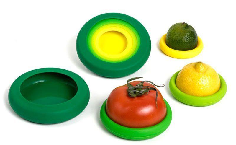 Couvercles Capuchons de Conservation pour Fruits et Légumes Entamés en Silicone Groupon