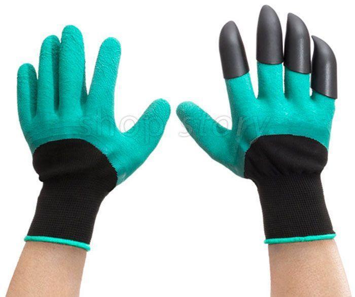 Yard hands Gants de Jardinage avec 4 Griffes pour Creuser Garden Genie Greenhouse Groupon