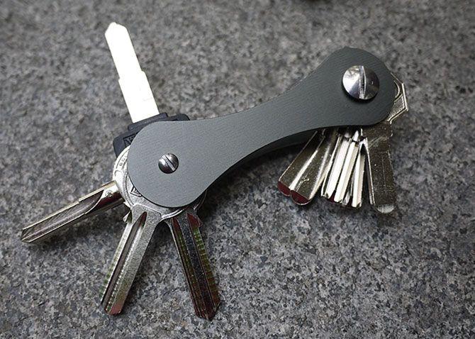 KeySmart Porte-Clé Intelligent Organisateur De Clés Compact Pour Trousseau à Clef En Aluminium