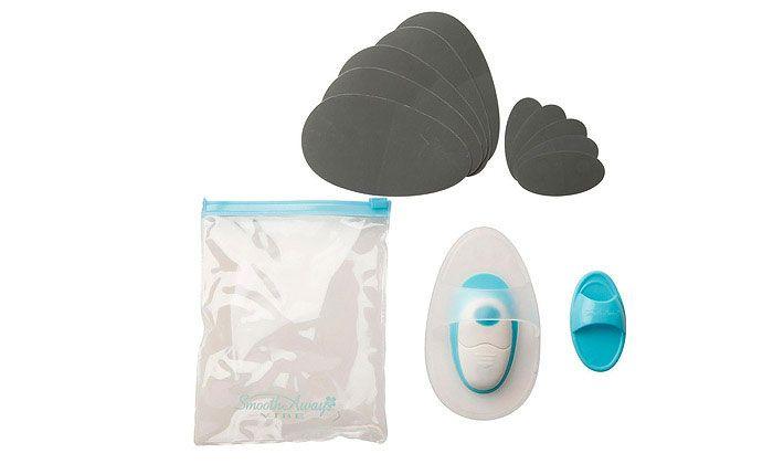 Kit De Gants Dépilatoires Exfoliant Vibrants Disques Epilation 100% Naturelle Homme Femme PEARL Epilateur Douceur Velvetisse Groupon Lot pour Loto