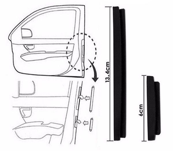 Lot de 8 Protections pour Portières de Voiture Camion VUS GROUPON