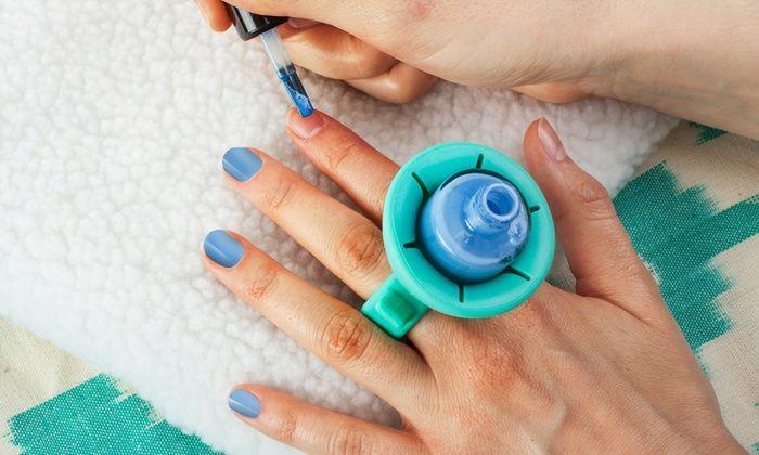 Manucure Nail Art Bague Support Vernis à Ongles Keepy GROUPON