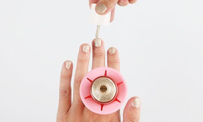 Manucure Nail Art Bague Support Vernis à Ongles Keepy GROUPON