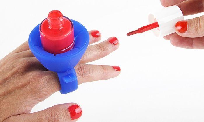 Manucure Nail Art Bague Support Vernis à Ongles Keepy GROUPON