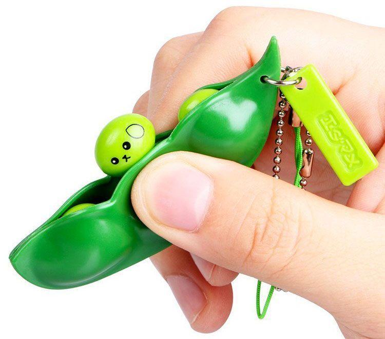 Porte-Clés Petits Pois 3,99 € Anti Stress