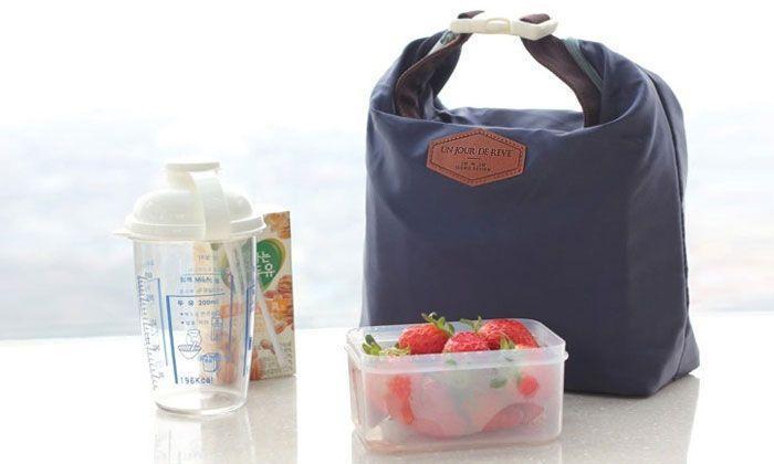 Sac Lunch Isothermes et Étanche avec Zipper pour Piquenique et Autres annoncé en tv, magasin par télévision, vu en tv, tv, télé-achat Groupon Lot pour Loto