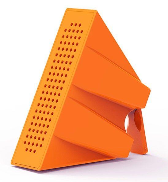 Support de Smartphone avec Amplificateur de son Orange