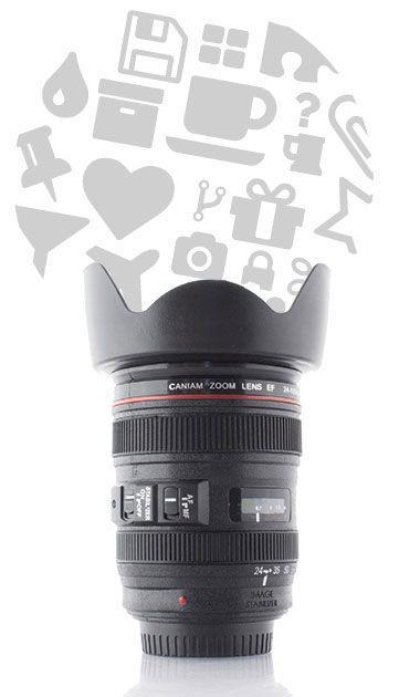 Tasse Mug Objectif Appareil Photo Zoom Teleobjectif