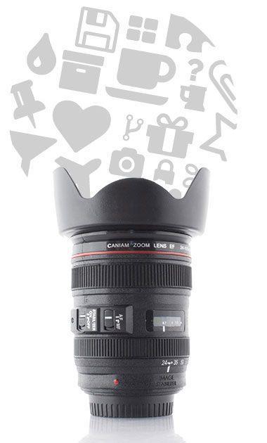 Tasse Mug Objectif Appareil Photo Zoom Teleobjectif