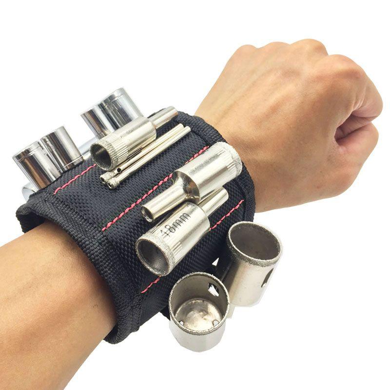 Bracelet Magnétique Aimant Puissant Porte Outils vis Bricolage