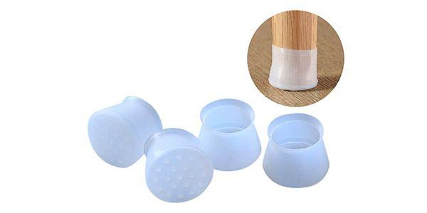 SILICONE CAP - Embouts Protecteurs pour Pieds de Chaises et Meubles