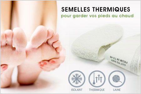 Thermic Insoles Semelles thermiques pour garder les pieds au chaud